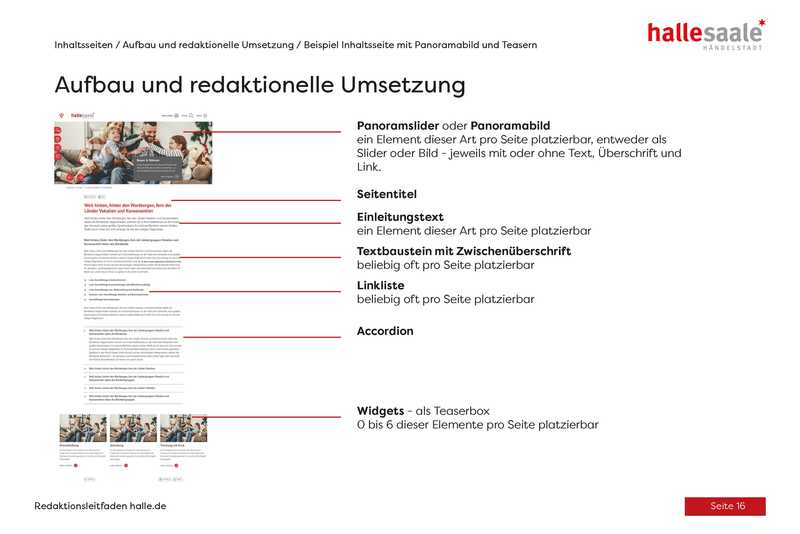 Redaktioneller Leitfaden für halle.de