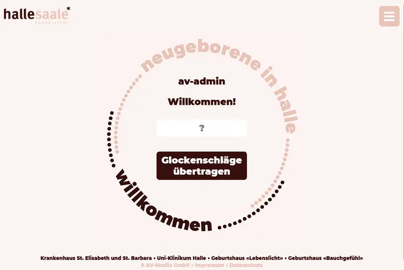 Screenshot Web-App