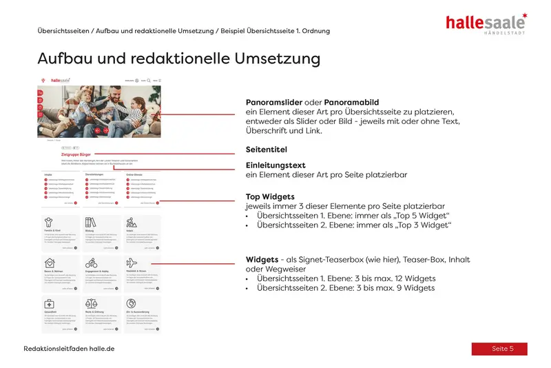 Redaktioneller Leitfaden für halle.de