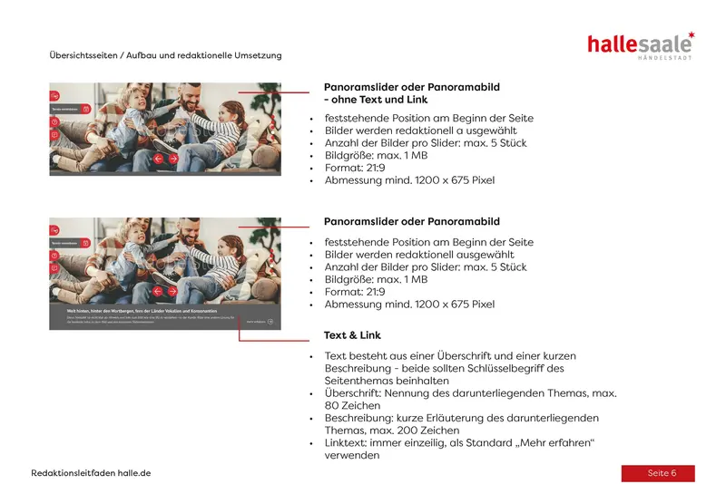 Redaktioneller Leitfaden für halle.de